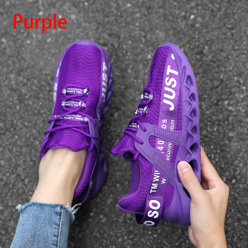 Unisex Comfortable Mesh Sneakers - Casual Sports Footwear with Breathable Design