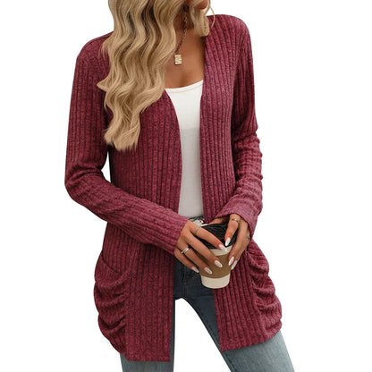 Women's Mid-Length Cardigan - Various Colors