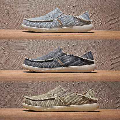 Men's Lightweight Canvas Slip-On Sneakers