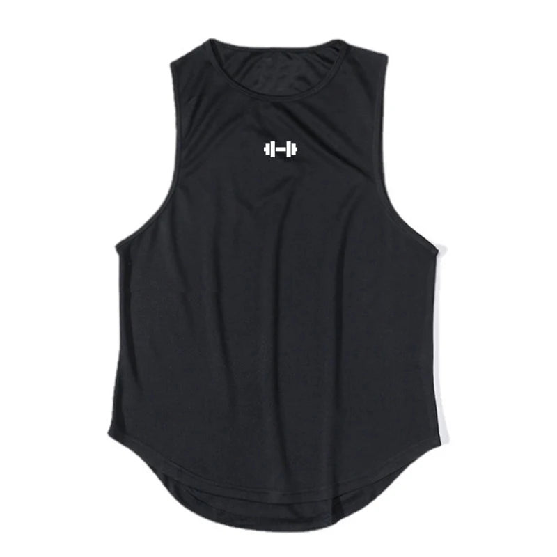 Men's Sleeveless Gym Tank Tops - Quick Dry Mesh, Loose Fit