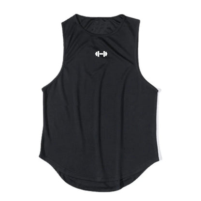 Men's Sleeveless Gym Tank Tops - Quick Dry Mesh, Loose Fit