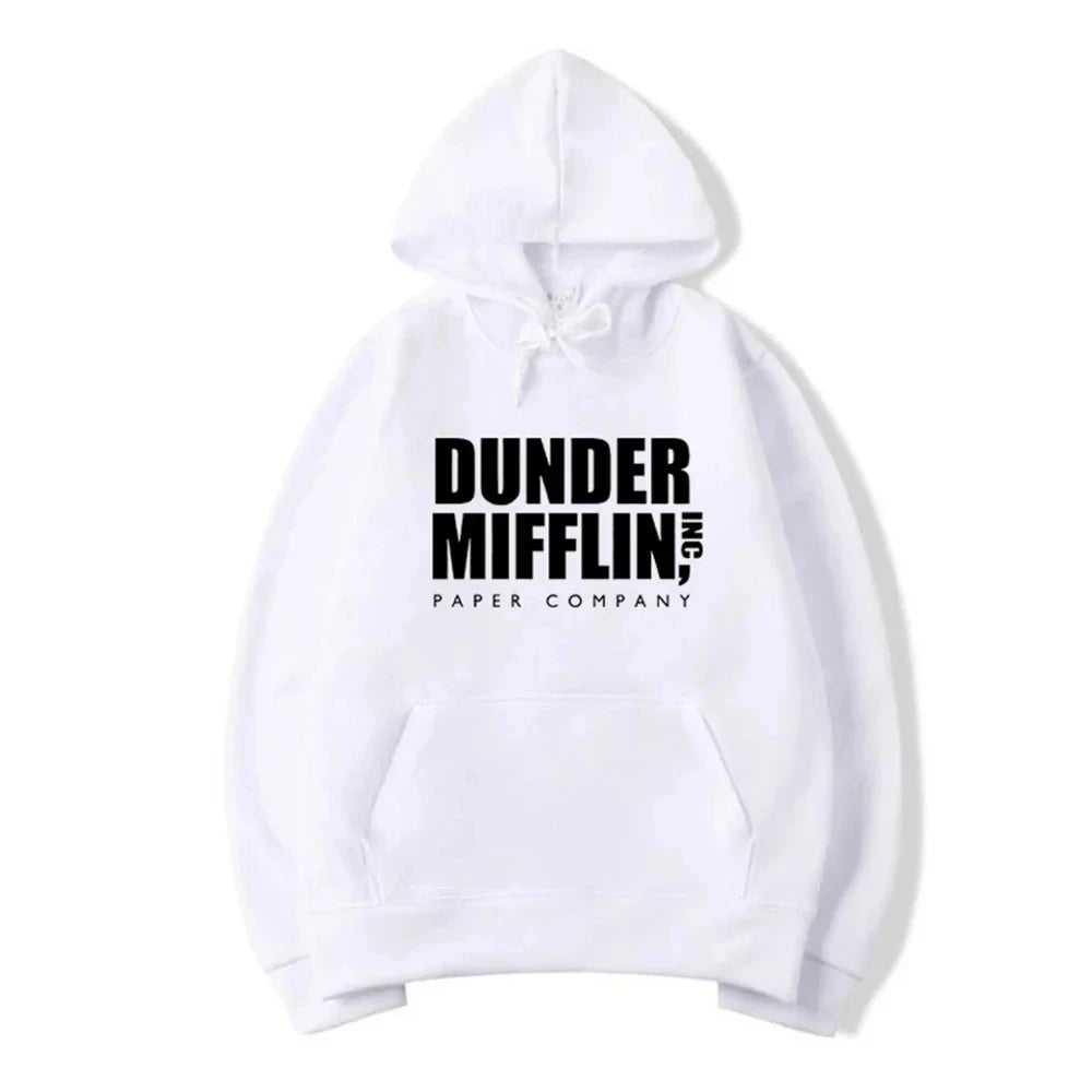 Dunder Mufflin Inc. Printed Unisex Hooded Sweatshirt - Various Colors