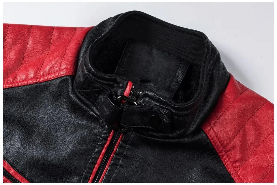 Men's High-Quality Leather Motorcycle Jacket