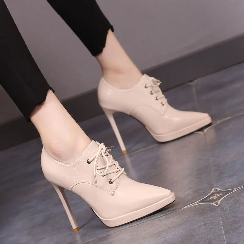 Classic High Heel Ankle Boots for Women