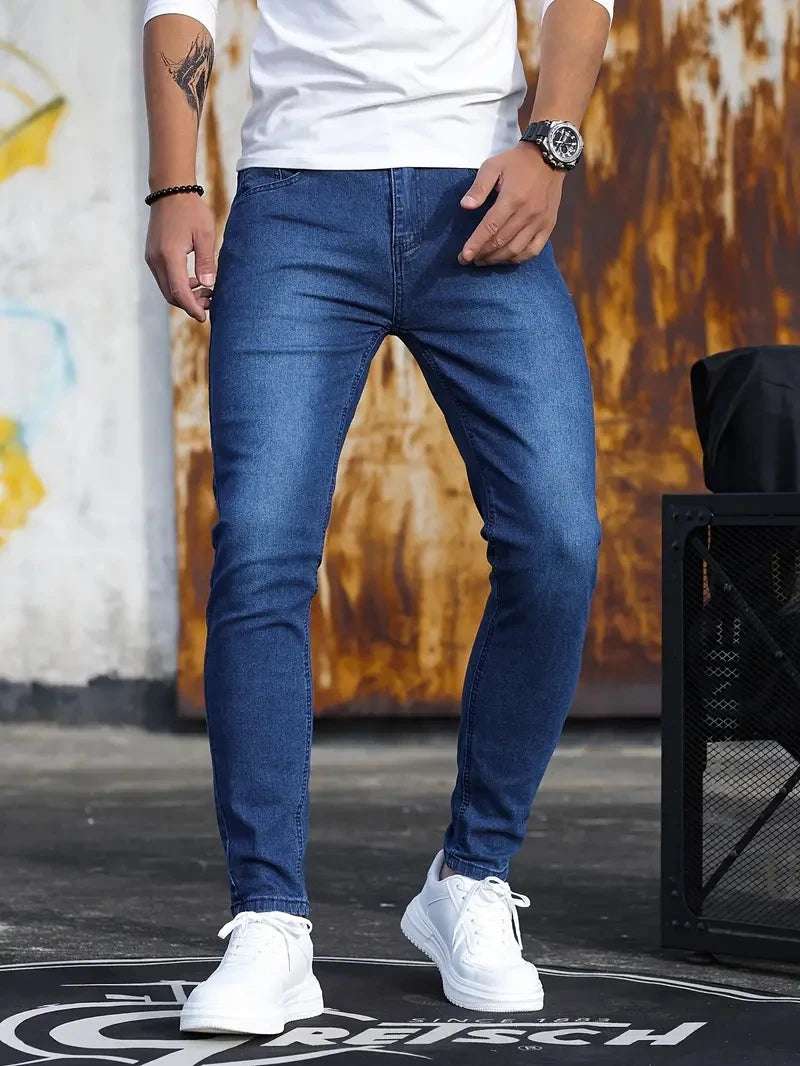 Men's Slim Fit Classic Skinny Denim Jeans