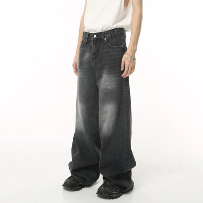 Vintage Men's Baggy Denim Jeans - Loose Fit