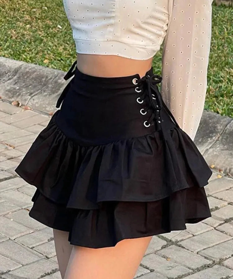 High-Waisted Mini Skirt for Women