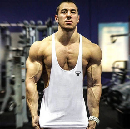 Men's Slim Fit Stringer Tank Top - Various Colors