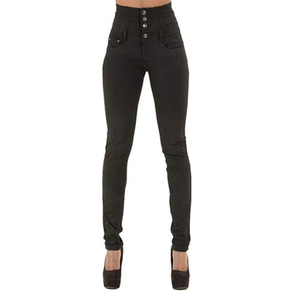 High Waist Stretch Skinny Jeans for Women