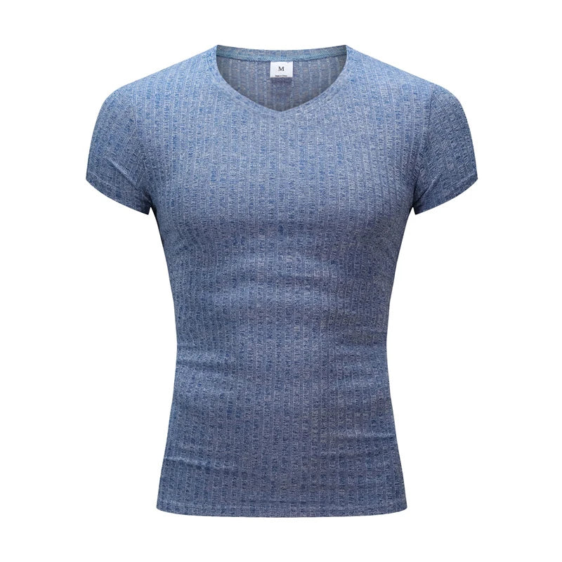 Men's Slim Fit V-Neck T-Shirt