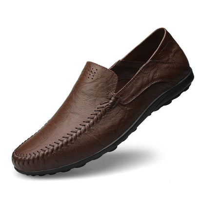 Men's Classic Slip-On Genuine Leather Shoes