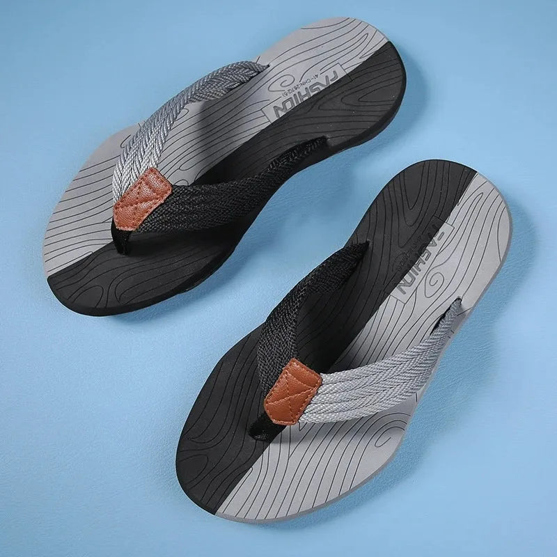 Men's Casual Thickened Breathable Outdoor Slippers