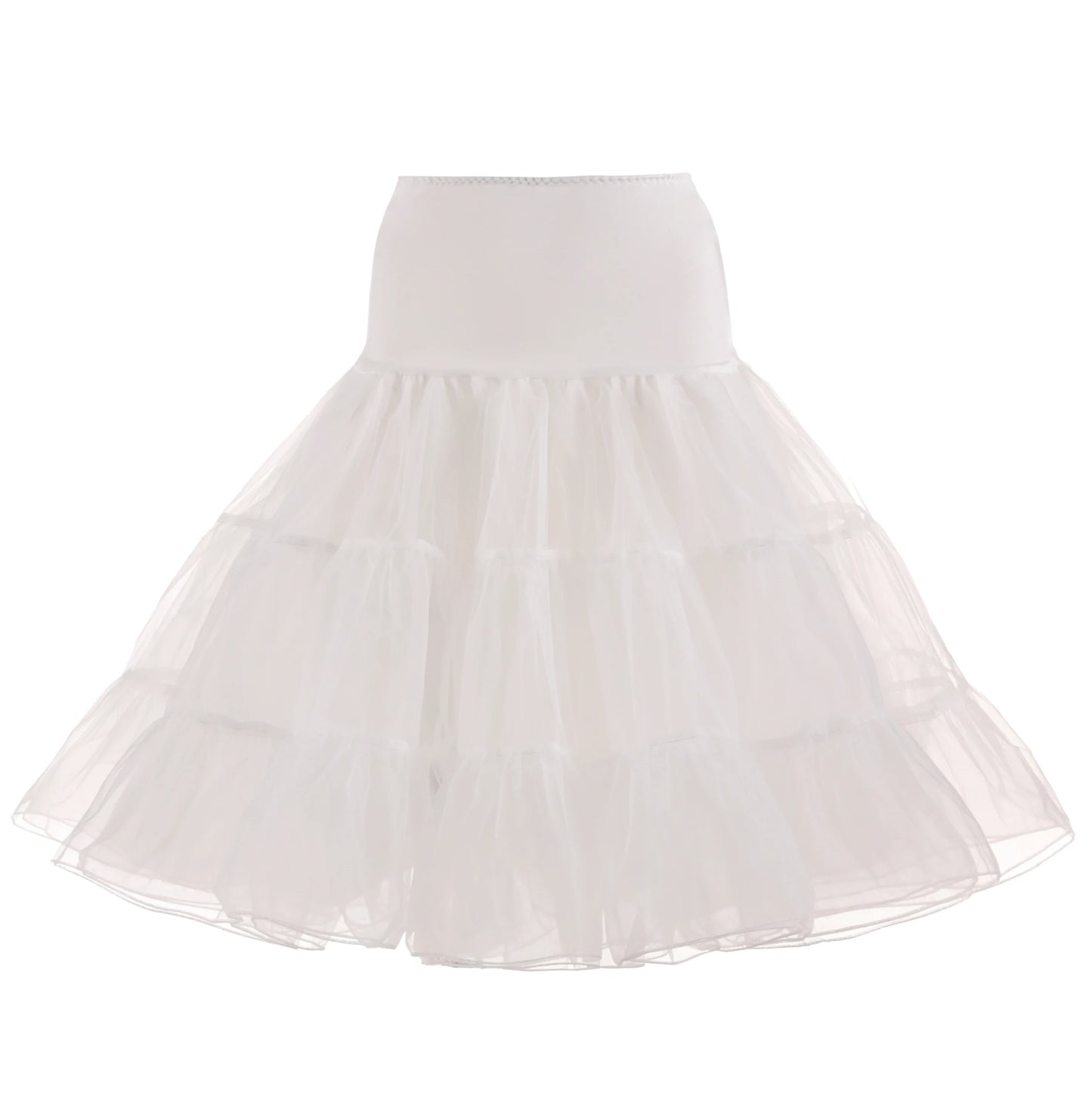 Women's Retro Tulle Petticoat Half Slip Tutu Underskirt - Various Colors