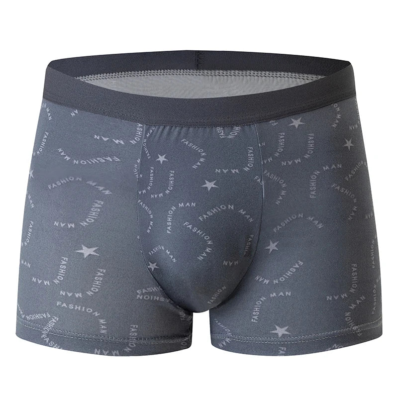 10-Pack Men's Assorted Fashion Print Hipster Briefs with Elastic Waistband