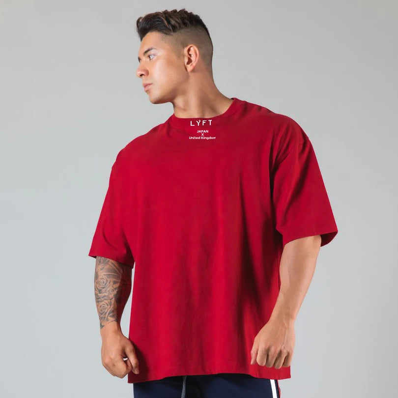 Men's Short Sleeve Cotton Sports T-Shirt - Various Colors