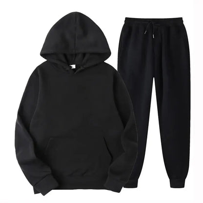 Men's Two-Piece Hoodie and Drawstring Jogger Set