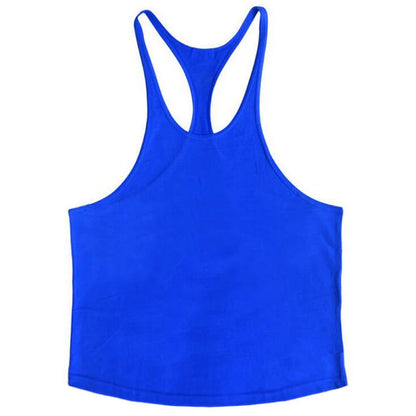 Men's Sleeveless Muscle Tank Top - Cotton Gym Vest