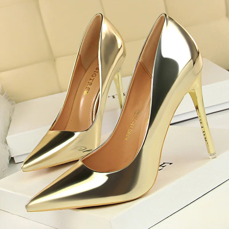 Womens Elegant "Polished Look" Heels- Various Colors And Heel Height