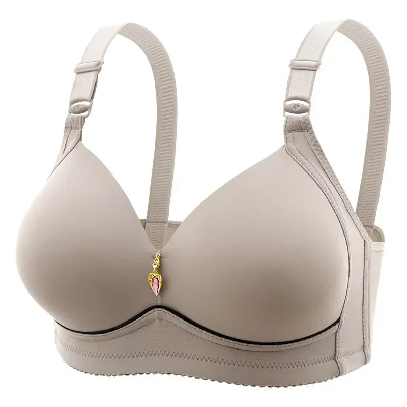 Steel-Free, Breathable, Non-Magnetic Thin-Cup Bra for Women - Various Colors