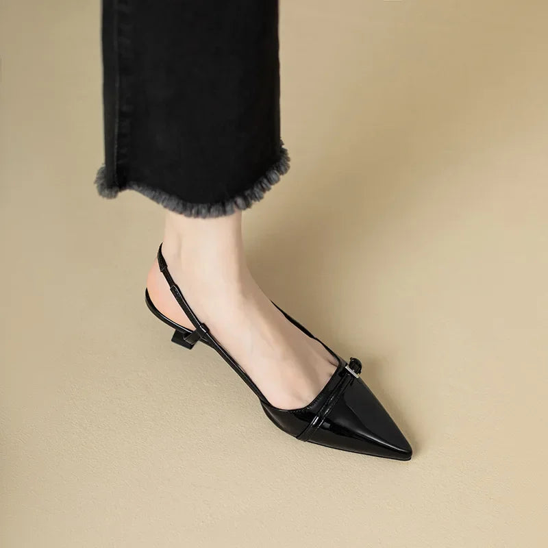 Elegant Pointed Toe Mid-Heels For Women