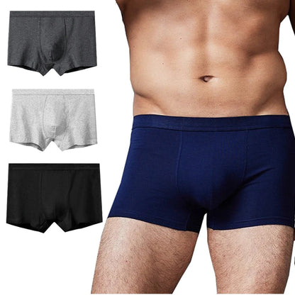 4-Pack Men's Cotton Briefs - Breathable and Elastic Underwear