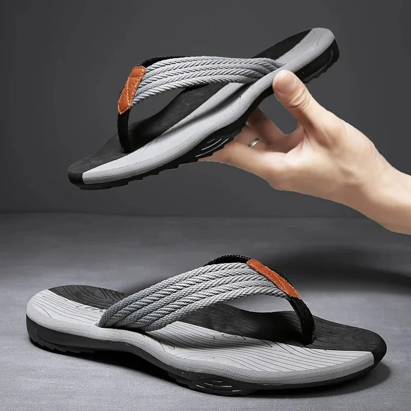 Men's Casual Thickened Breathable Outdoor Slippers