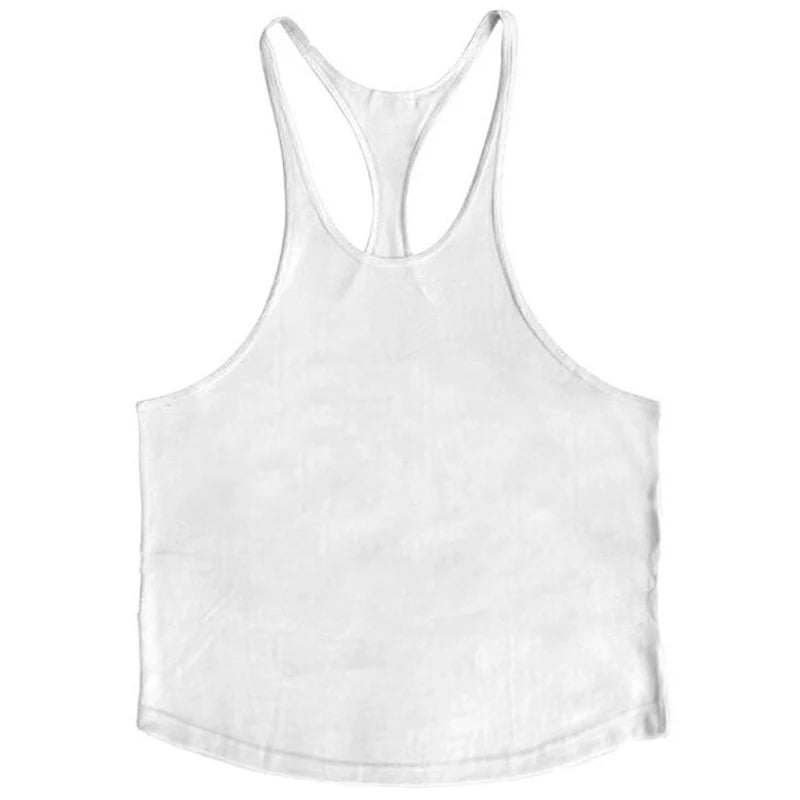 Men's Sleeveless Muscle Tank Top - Cotton Gym Vest