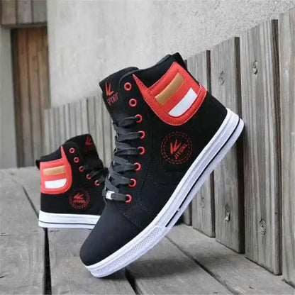 Wolf Who Men's High-Top Lace-Up Sneakers - Various Colors