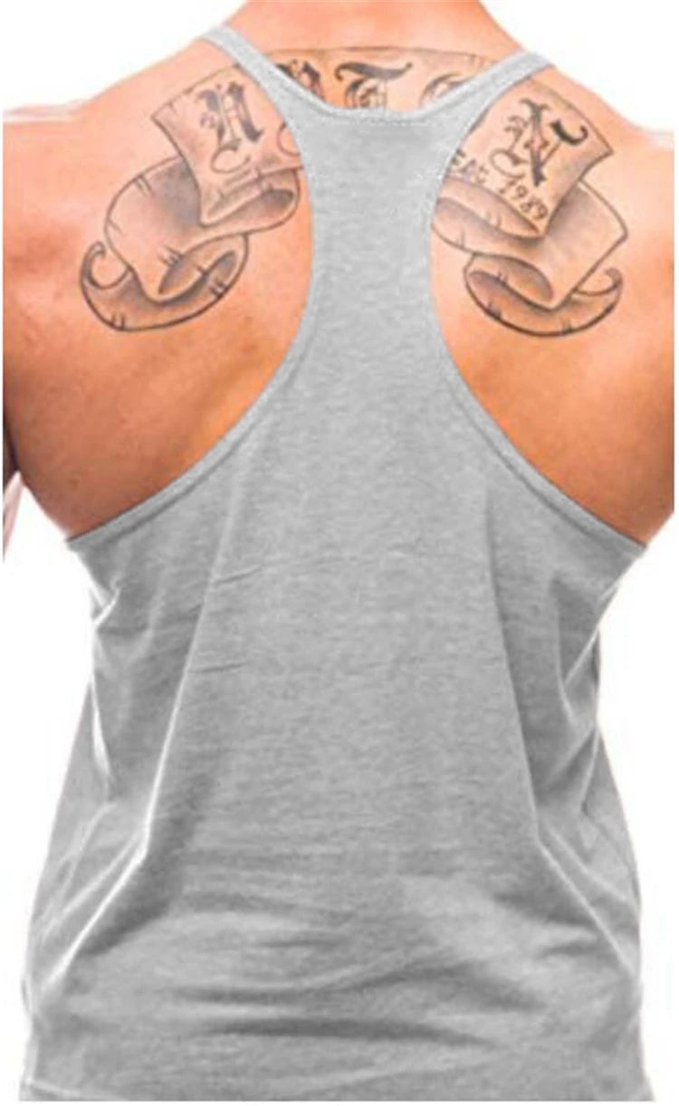 Men's Cotton Gym Tank Tops - Various Colors