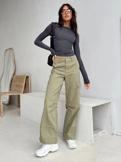 Women Casual Long Crop Top-  Slim Fit - Various Colors