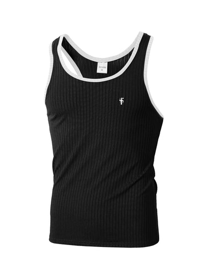 Men's Sleeveless Quick-Dry Stringer Tank Top - Various Colors