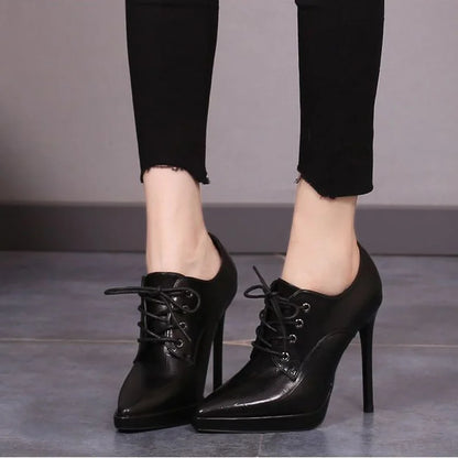 Classic High Heel Ankle Boots for Women