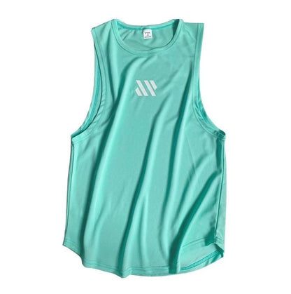 Men's Breathable Mesh Fitness Sleeveless Tank Top - Various Colors