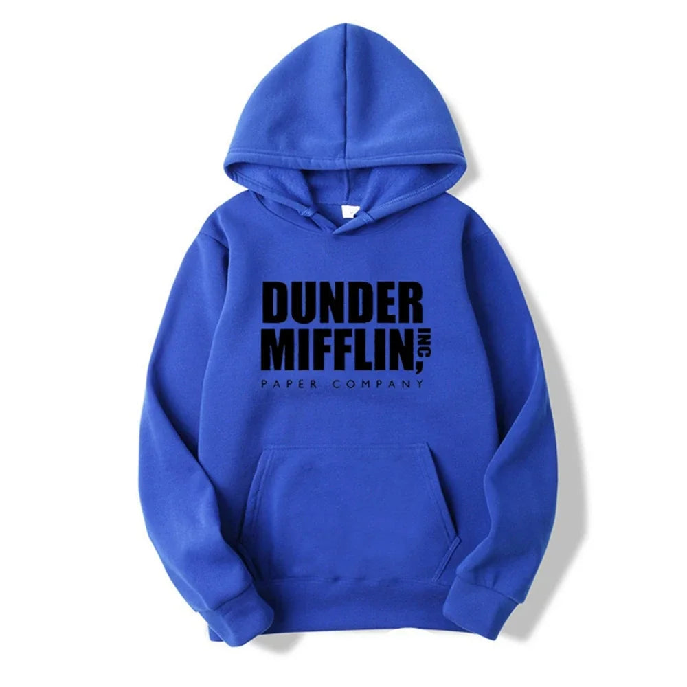 Dunder Mufflin Inc. Printed Unisex Hooded Sweatshirt