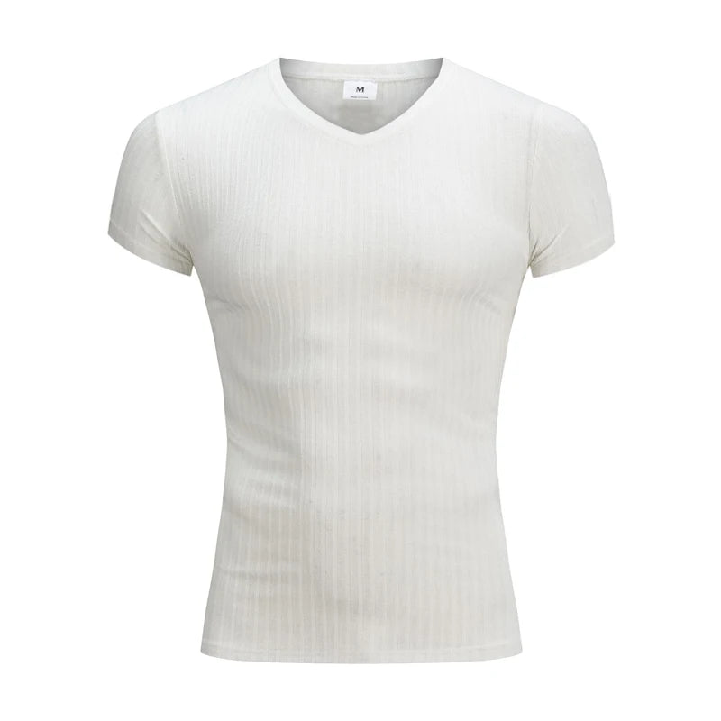 Men's Slim Fit V-Neck T-Shirt