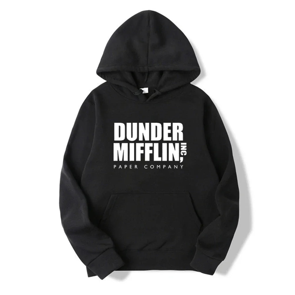 Dunder Mufflin Inc. Printed Unisex Hooded Sweatshirt