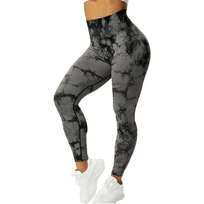 High-Waisted Women's Seamless Leggings - Scrunch Butt Lifting Elastic Yoga Pants