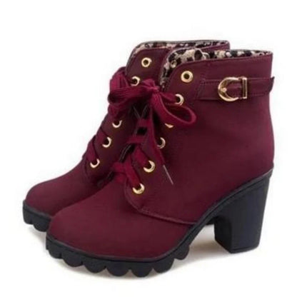 Stylish High Heel Ankle Boots for Women