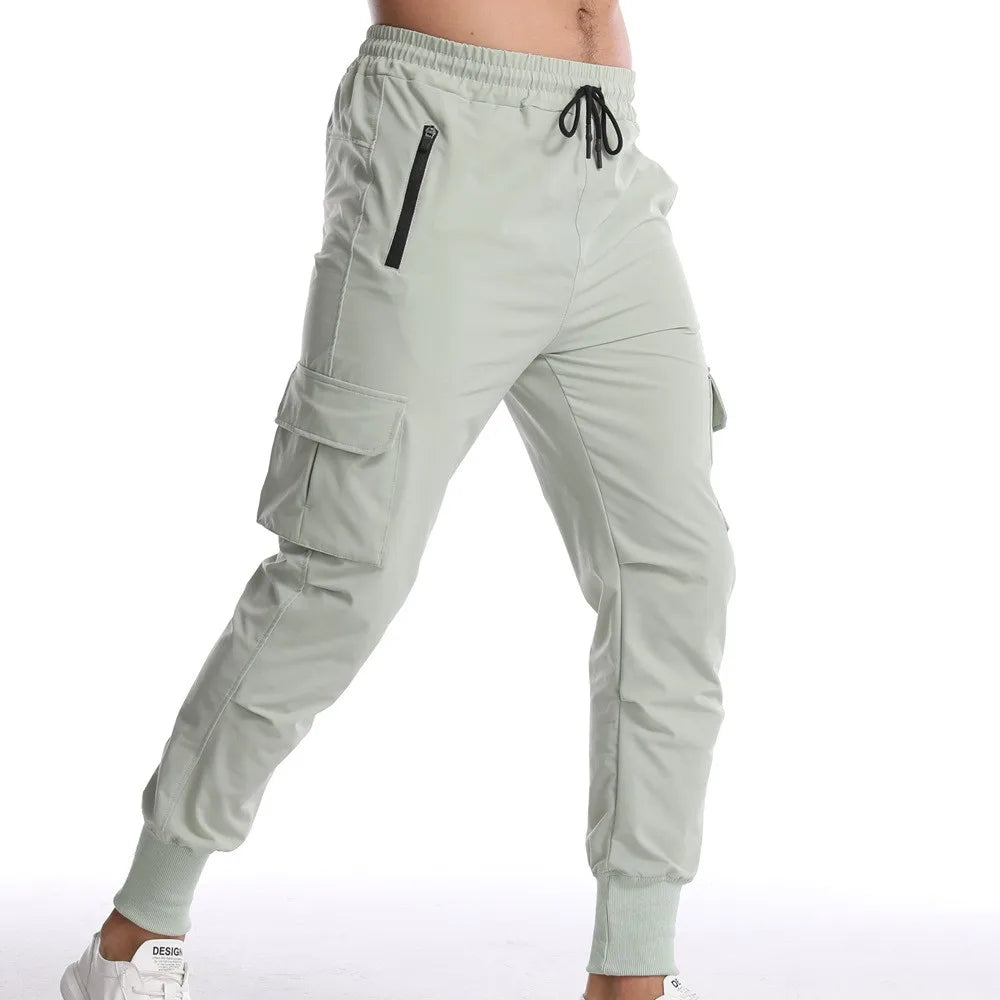 Men's Thin Loose Fit Quick-Drying Stretchy Sweatpants