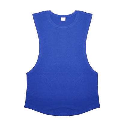 Men's Sleeveless Muscle Tank Top - Cotton Gym Vest