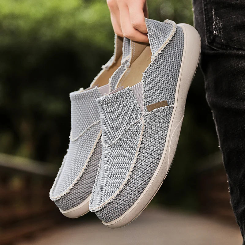 Men's Lightweight Canvas Slip-On Sneakers