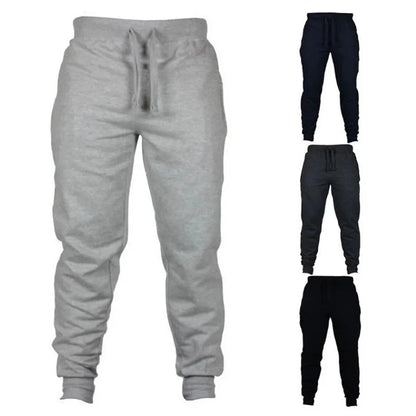 Men's Casual Fitness Joggers - Slim Fit Tracksuit - Various Colors