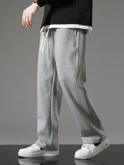 Men's Loose Fit Jogger Sweatpants with Drawstring