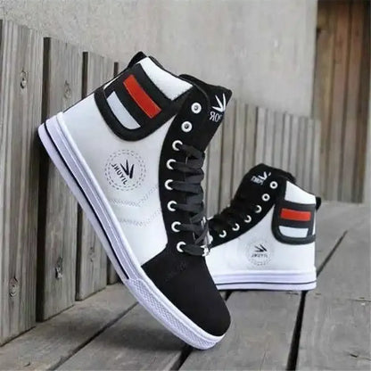 Wolf Who Men's High-Top Lace-Up Sneakers - Various Colors