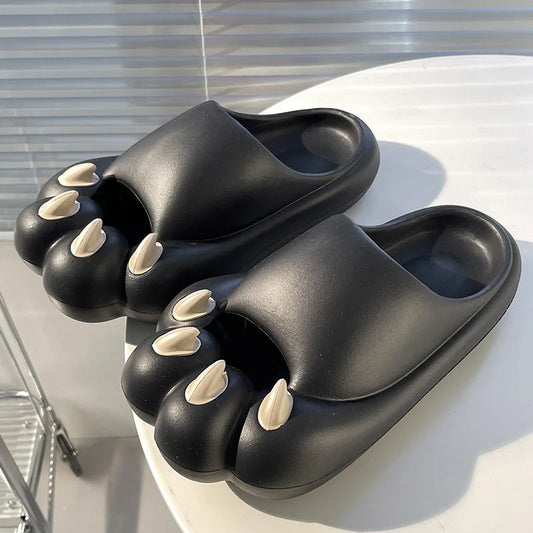 Cartoon Cat Claw Tiger Paw Slippers for Men and Women