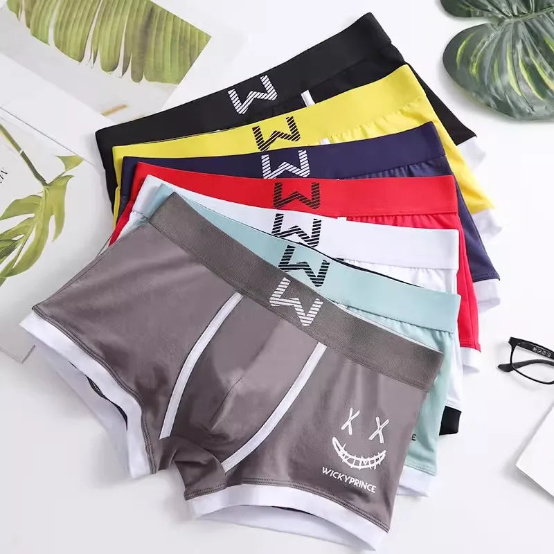 3-Pack Men's Cotton Boxer Shorts - Various Colors