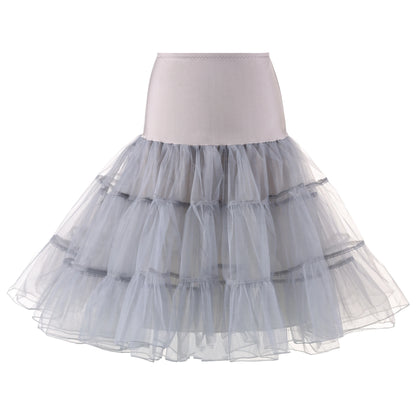 Women's Retro Tulle Petticoat Half Slip Tutu Underskirt - Various Colors