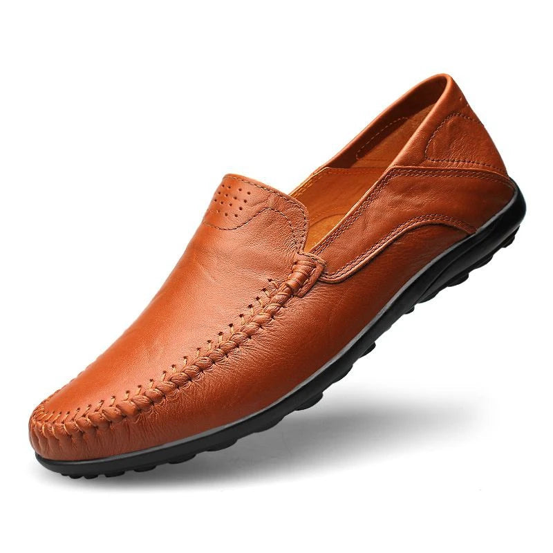 Men's Classic Slip-On Genuine Leather Shoes