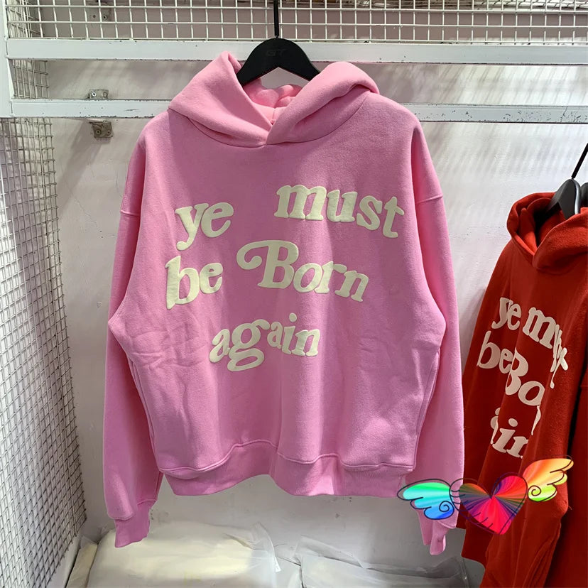 Oversized Women's Hoodie - "Ye Must Be Born Again" - Various Colors